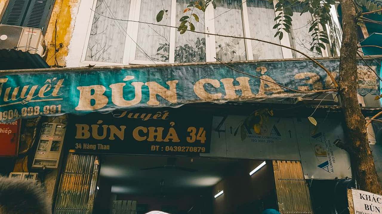 Bún chả 34 Hàng Than 